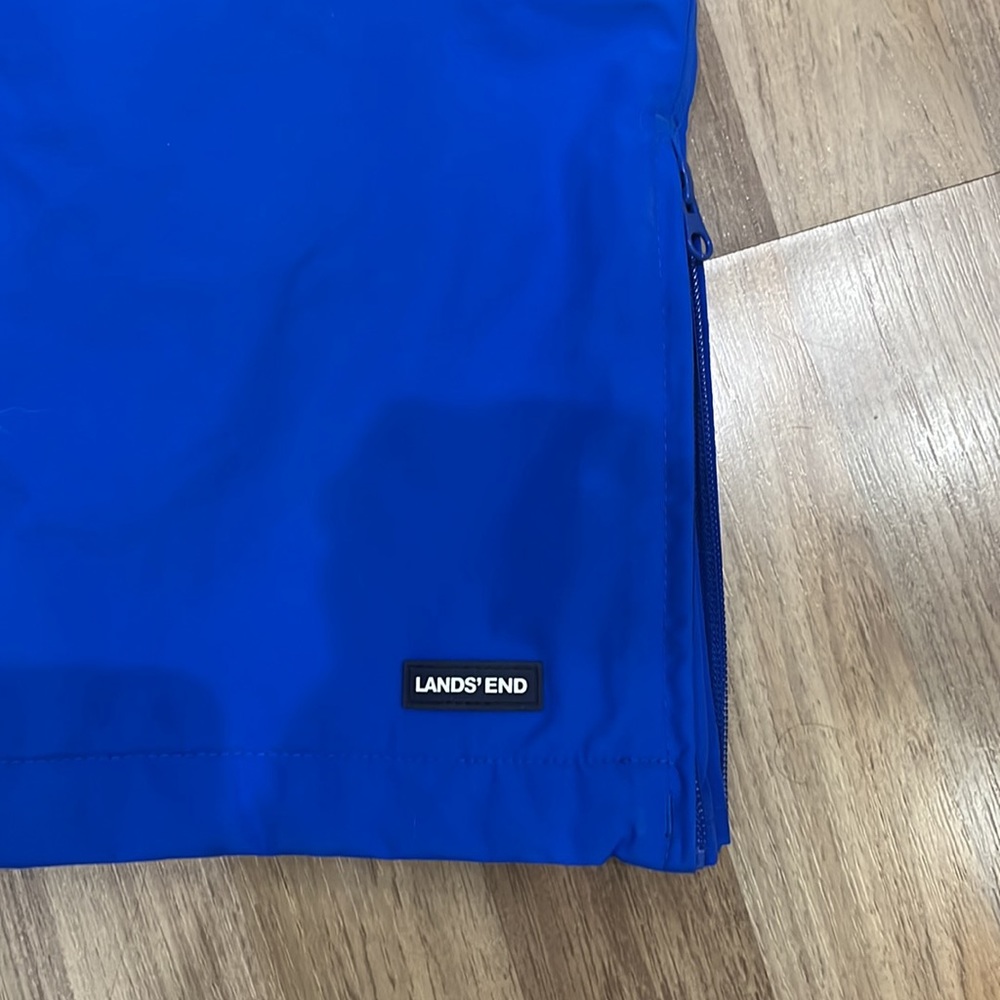 LANDS END Blue ski snow pants size 8 SLIM - Picture 6 of 9